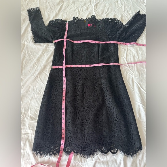 Lilly Pulitzer Averi Lace Dress in Onyx Two Tone Carnival Lace - Size 12 - Picture 10 of 12